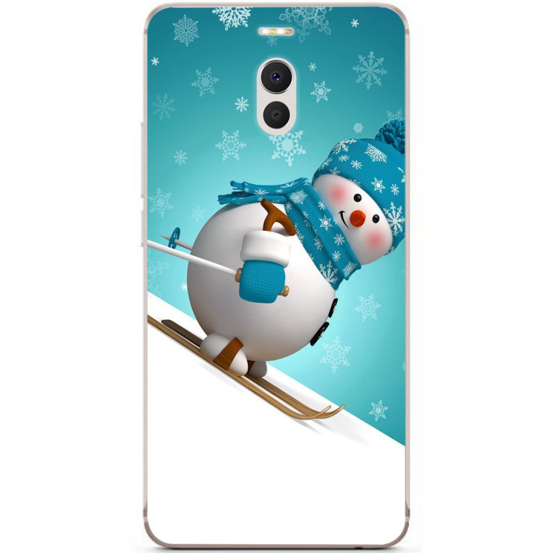 Чехол Uprint Meizu M6 Note Skier Snowman