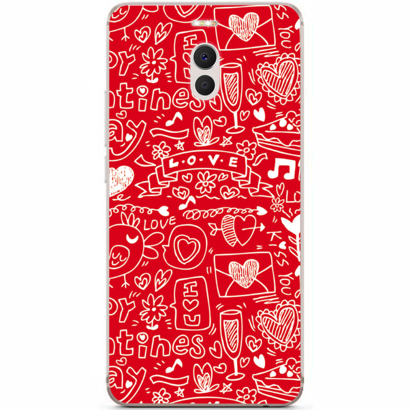 Чехол Uprint Meizu M6 Note Happy Valentines