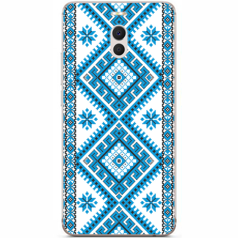 Чехол Uprint Meizu M6 Note Блакитний Орнамент