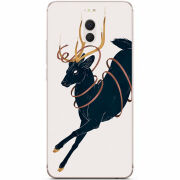 Чехол Uprint Meizu M6 Note Black Deer