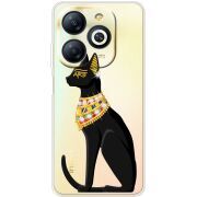 Чехол со стразами Infinix Smart 8 Egipet Cat