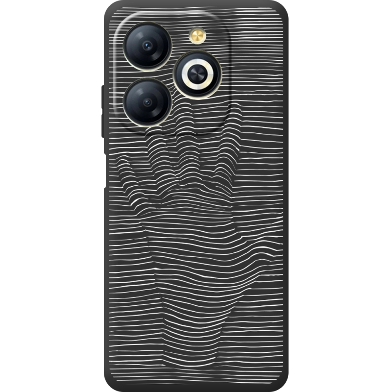 Черный чехол BoxFace Infinix Smart 8 Optical Hand