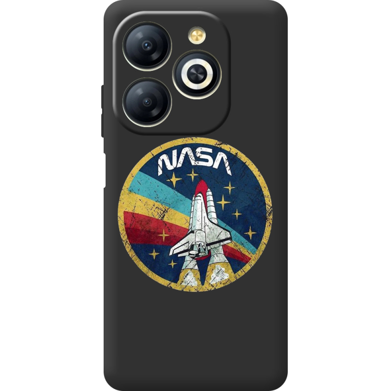 Черный чехол BoxFace Infinix Smart 8 NASA