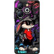 Черный чехол BoxFace Infinix Smart 8 Малий вухань