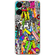 Чехол BoxFace Tecno POVA Neo 3 Multicolored Inscriptions