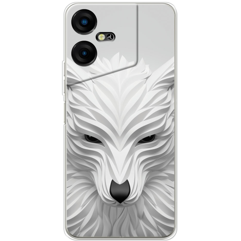 Чехол BoxFace Tecno POVA Neo 3 White Wolf