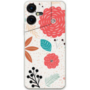 Чехол BoxFace Tecno POVA Neo 3 Line Flowers