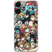 Чехол BoxFace Tecno POVA Neo 3 Anime Stickers