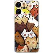 Чехол BoxFace Tecno POVA Neo 3 Sleepy Cats