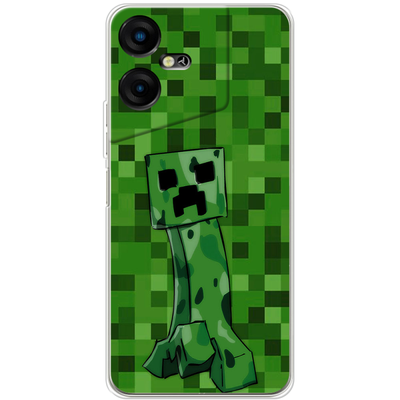 Чехол BoxFace Tecno POVA Neo 3 Minecraft Creeper