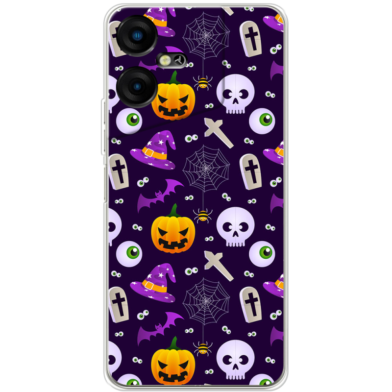 Чехол BoxFace Tecno POVA Neo 3 Halloween Purple Mood