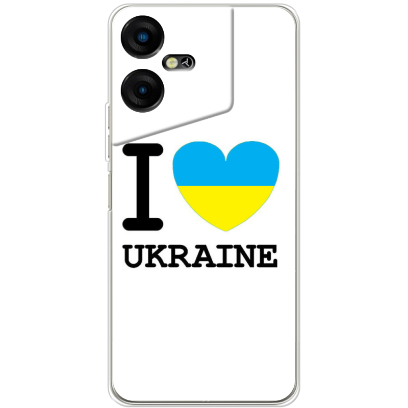 Чехол BoxFace Tecno POVA Neo 3 I love Ukraine