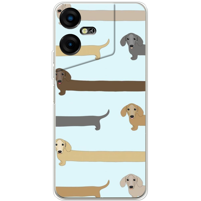 Чехол BoxFace Tecno POVA Neo 3 Dachshund