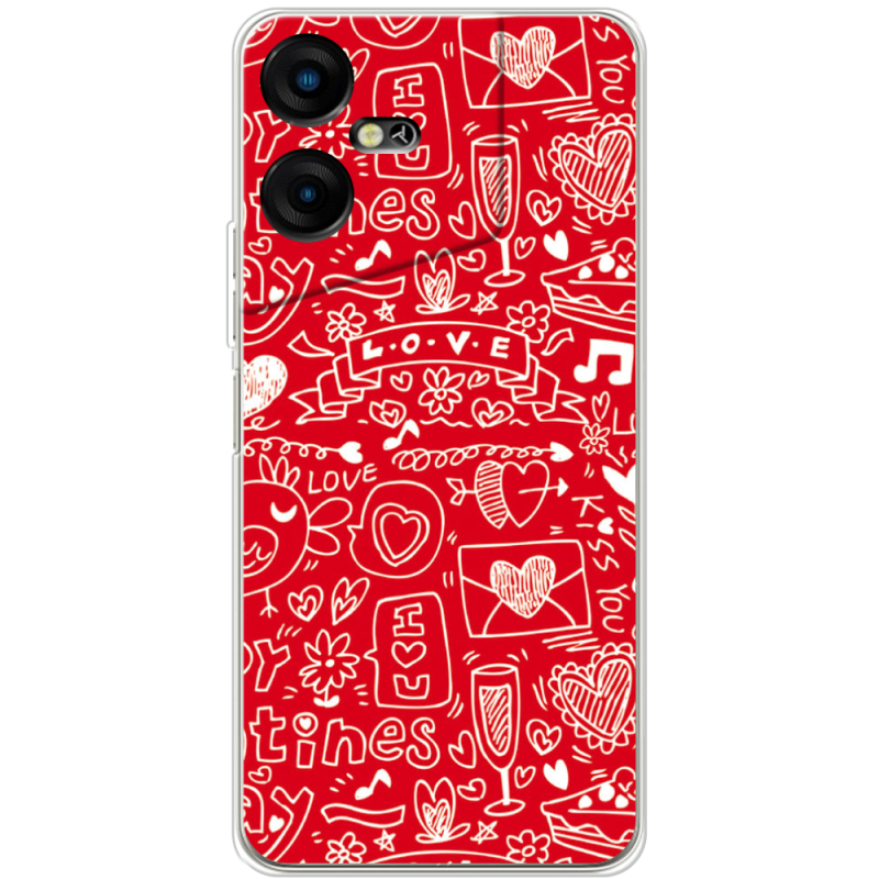 Чехол BoxFace Tecno POVA Neo 3 Happy Valentines