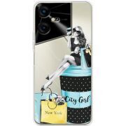 Прозрачный чехол BoxFace Tecno POVA Neo 3 City Girl