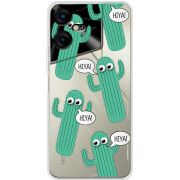 Прозрачный чехол BoxFace Tecno POVA Neo 3 с 3D-глазками HIYA