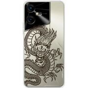 Прозрачный чехол BoxFace Tecno POVA Neo 3 Chinese Dragon