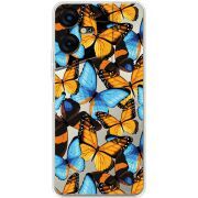 Прозрачный чехол BoxFace Tecno POVA Neo 3 Butterfly Morpho