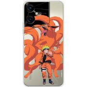 Прозрачный чехол BoxFace Tecno POVA Neo 3 Naruto and Kurama