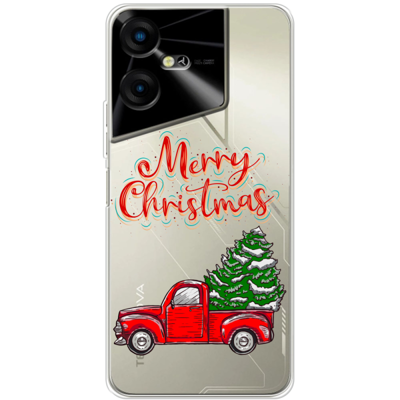 Прозрачный чехол BoxFace Tecno POVA Neo 3 Holiday Car