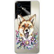 Прозрачный чехол BoxFace Tecno POVA Neo 3 Winking Fox