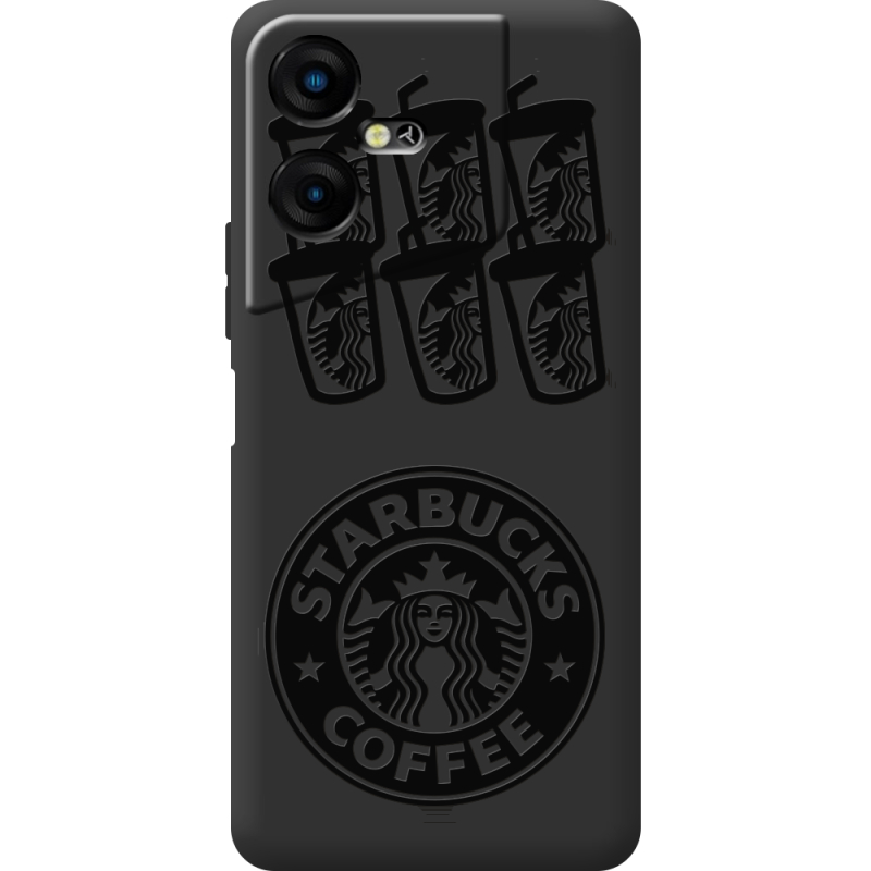 Черный чехол BoxFace Tecno POVA  Neo 3 Black Coffee