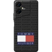 Черный чехол BoxFace Tecno POVA  Neo 3 Tommy Print