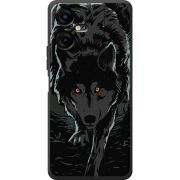 Черный чехол BoxFace Tecno POVA  Neo 3 Wolf