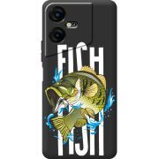 Черный чехол BoxFace Tecno POVA  Neo 3 Fish