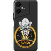 Черный чехол BoxFace Tecno POVA  Neo 3 NASA Spaceship