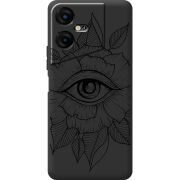 Черный чехол BoxFace Tecno POVA  Neo 3 Eye