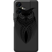 Черный чехол BoxFace Tecno POVA  Neo 3 Owl