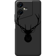 Черный чехол BoxFace Tecno POVA  Neo 3 Deer