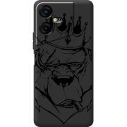 Черный чехол BoxFace Tecno POVA  Neo 3 Bear King