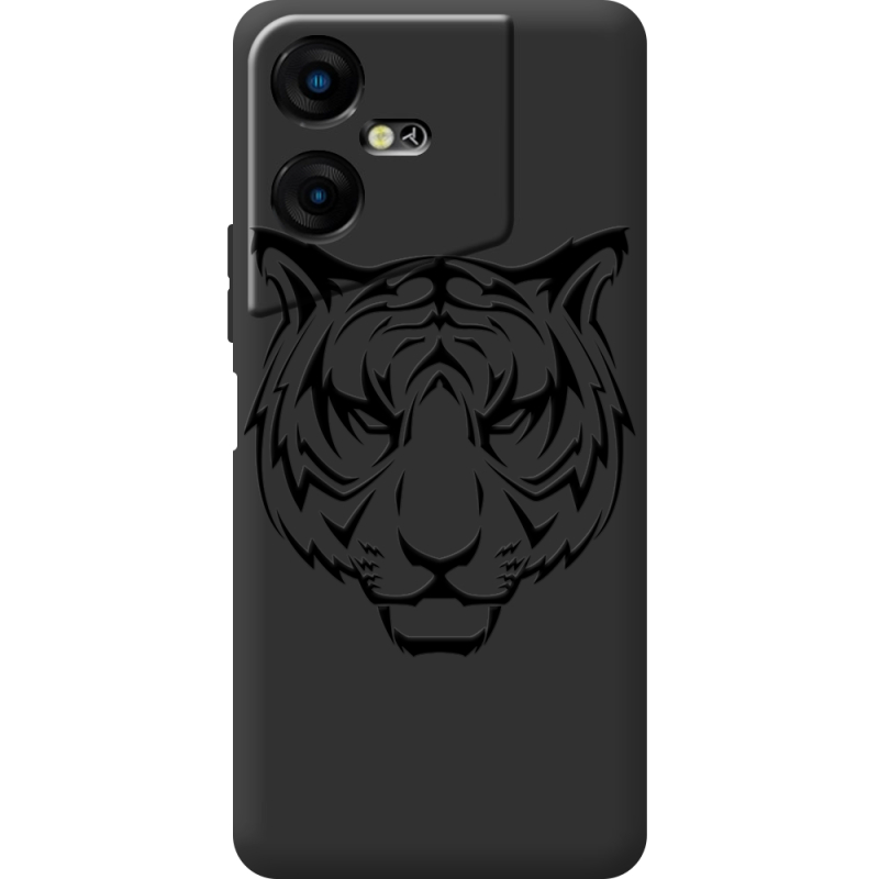 Черный чехол BoxFace Tecno POVA  Neo 3 Tiger