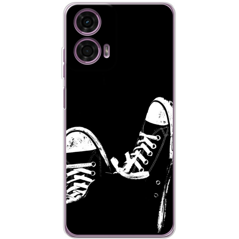 Чехол BoxFace Motorola G24 Black Sneakers