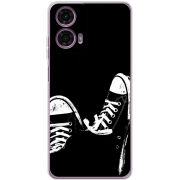 Чехол BoxFace Motorola G24 Black Sneakers