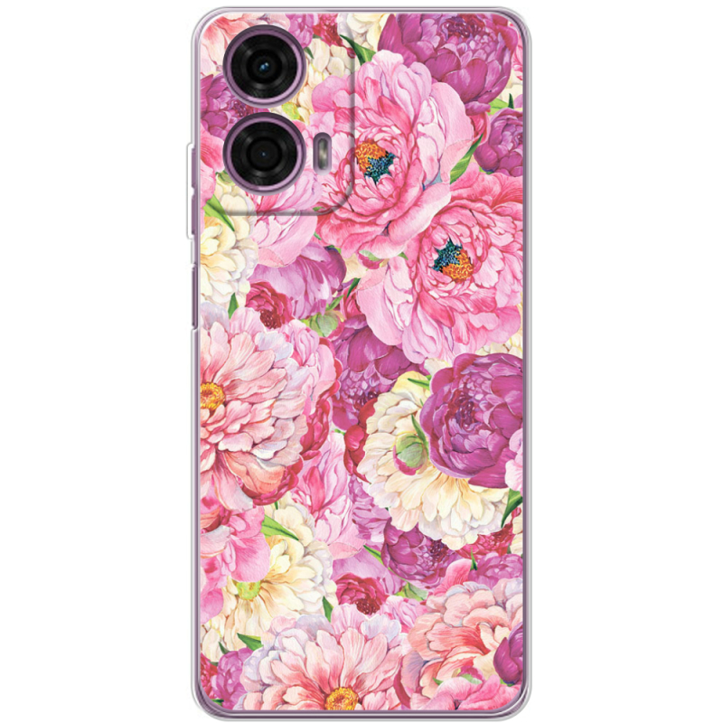 Чехол BoxFace Motorola G24 Pink Peonies