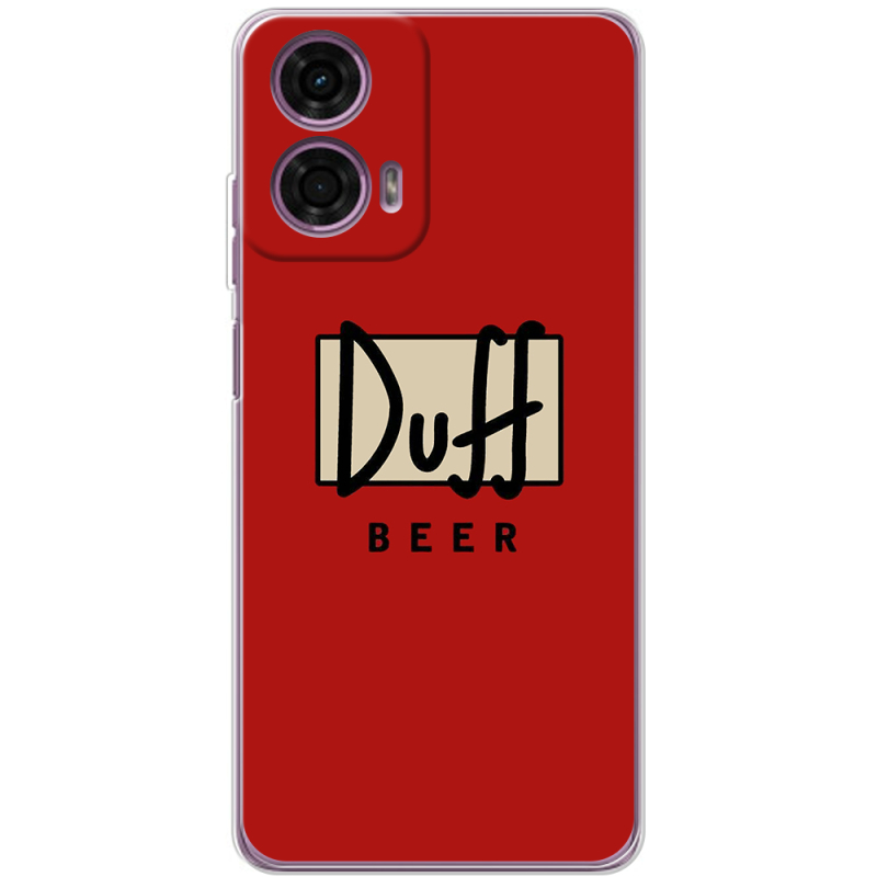 Чехол BoxFace Motorola G24 Duff beer