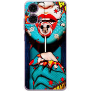 Чехол BoxFace Motorola G24 Girl Pop Art