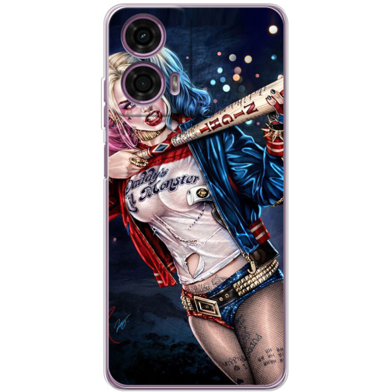 Чехол BoxFace Motorola G24 Harley Quinn