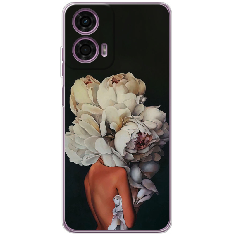 Чехол BoxFace Motorola G24 Exquisite White Flowers