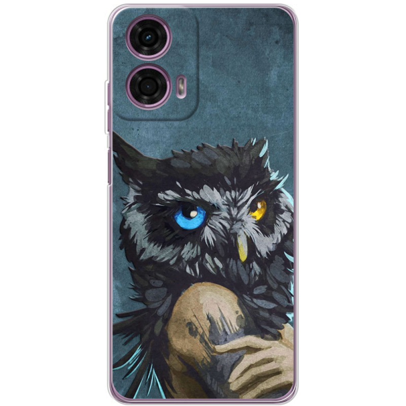 Чехол BoxFace Motorola G24 Owl Woman