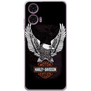 Чехол BoxFace Motorola G24 Harley Davidson and eagle