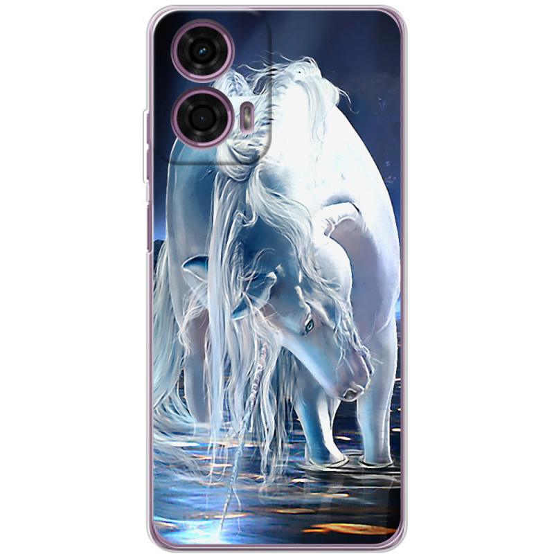 Чехол BoxFace Motorola G24 White Horse