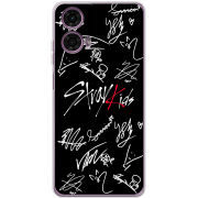 Чехол BoxFace Motorola G24 Stray Kids автограф