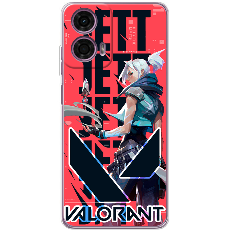 Чехол BoxFace Motorola G24 Valorant Jett