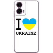 Чехол BoxFace Motorola G24 I love Ukraine