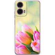 Чехол BoxFace Motorola G24 Bouquet of Tulips