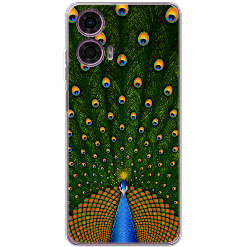 Чехол BoxFace Motorola G24 Peacocks Tail